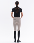 Trolle Ladies Mid Waist Knee Grip Breeches w Pocket, Sand