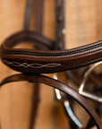 Trust Equestrian Amsterdam Comb. Noseband Bridle, Brown/Silver