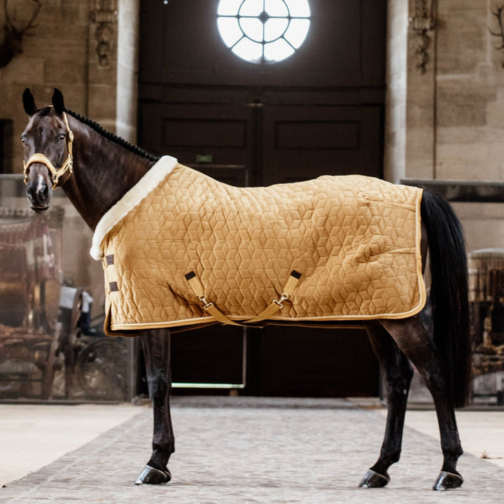 Kentucky Horsewear Show Rug Velvet 160g, Mustard