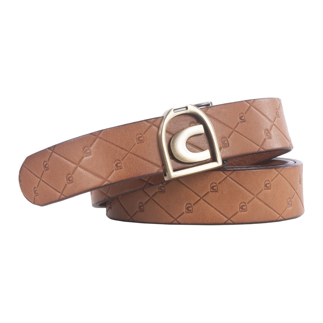 Cavallo TALE Unisex Genuine Leather Belt, Light Brown