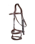 Dy'on Double Noseband Bridle, Brown, US Collection