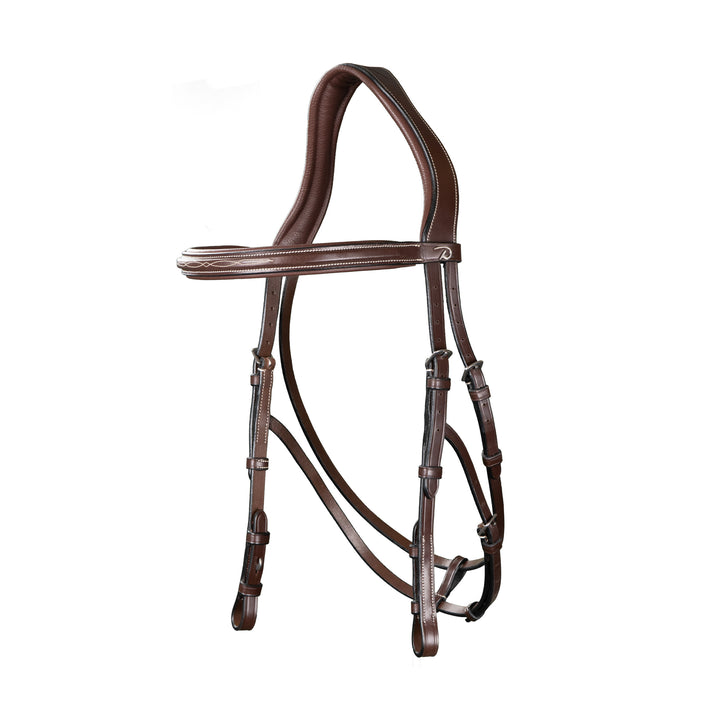 Dy'on Hackamore Bridle, Brown, US Collection