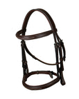 Dy'on Cavesson Noseband Bridle, Brown, US Collection