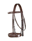 Dy'on Wide Noseband Hunter Bridle, Brown, US Collection