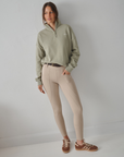 VALA Ladies Sculpt & Smooth Knee Grip Riding Breeches, Beige