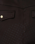 VALA Ladies Ultimate Button Up Full Grip Breeches, Chocolate