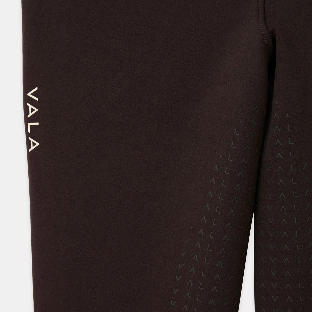 VALA Ladies Ultimate Button Up Full Grip Breeches, Chocolate