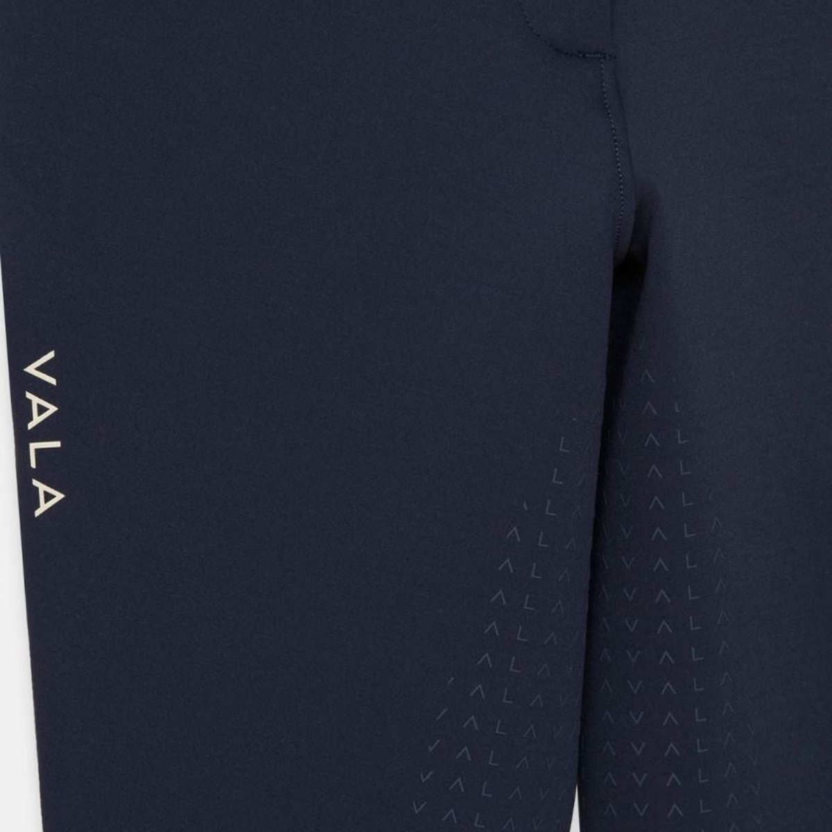 VALA Ladies Ultimate Button Up Full Grip Breeches, Navy