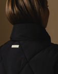 Vala Equestrian Ladies Diamond Quilted Vest, Black