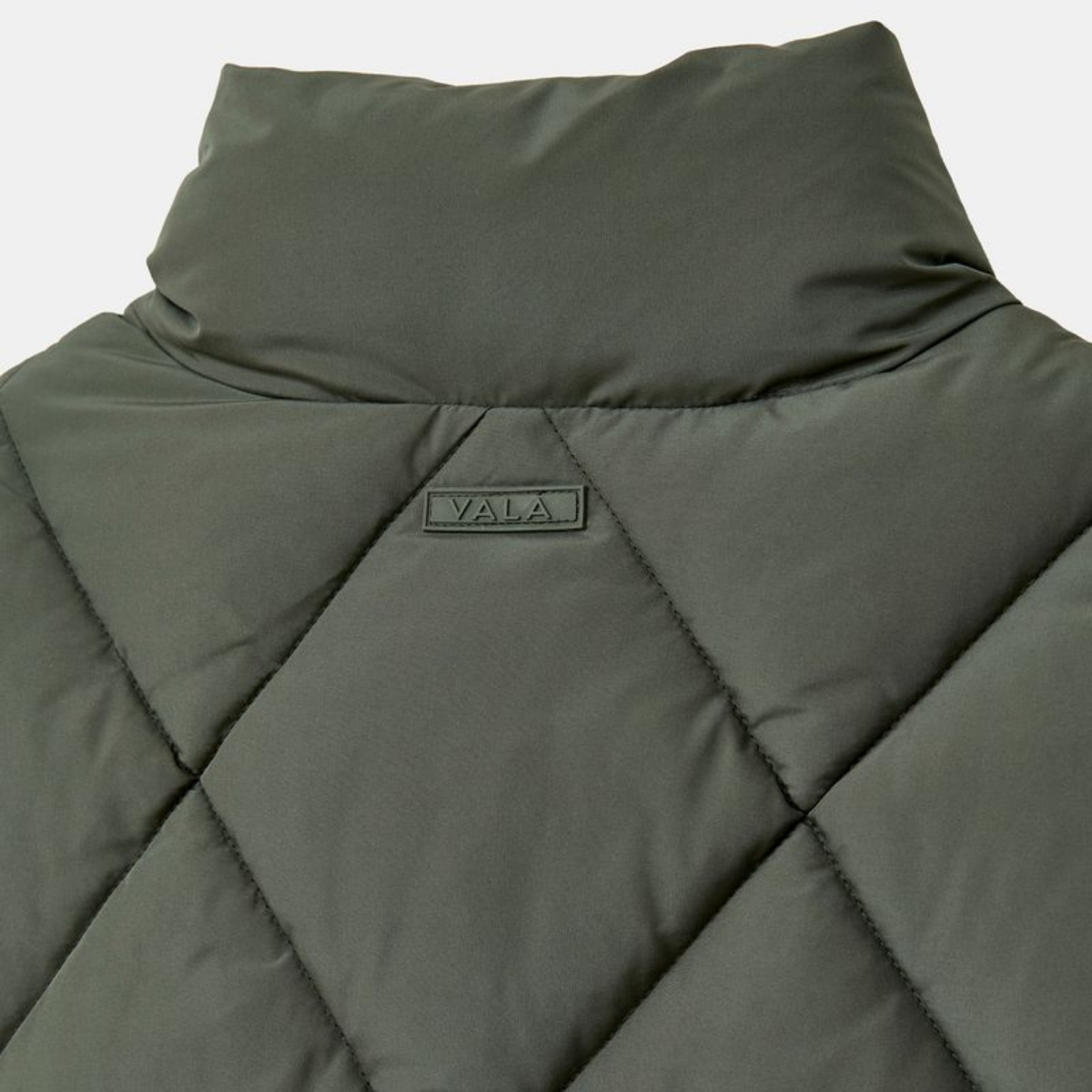 Vala Equestrian Ladies Diamond Quilted Vest, Clover
