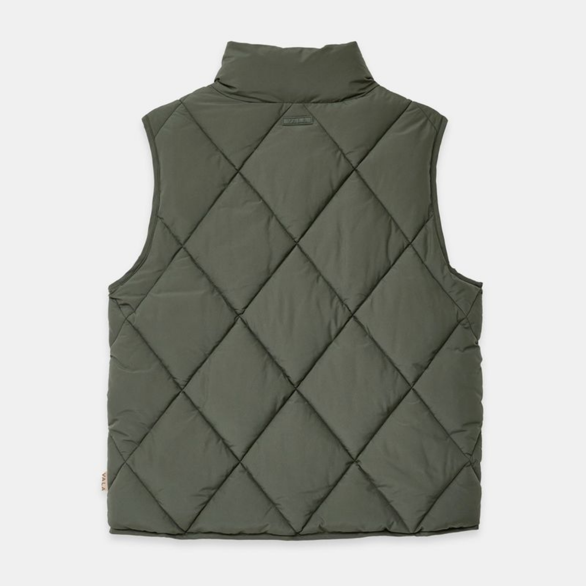 Vala Equestrian Ladies Diamond Quilted Vest, Clover