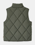 Vala Equestrian Ladies Diamond Quilted Vest, Clover