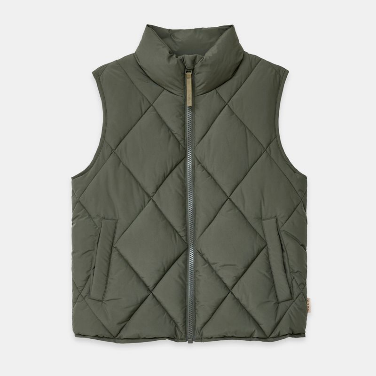 Vala Equestrian Ladies Diamond Quilted Vest, Clover