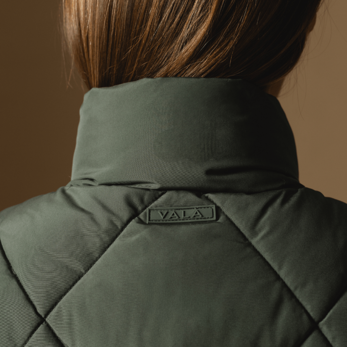 Vala Equestrian Ladies Diamond Quilted Vest, Clover