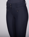 Schockemohle Winter Heather II Ladies Full Grip Breeches, True Navy