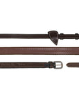 Dy'on 5/8" Rubber Reins, Brown, Working By Dyon