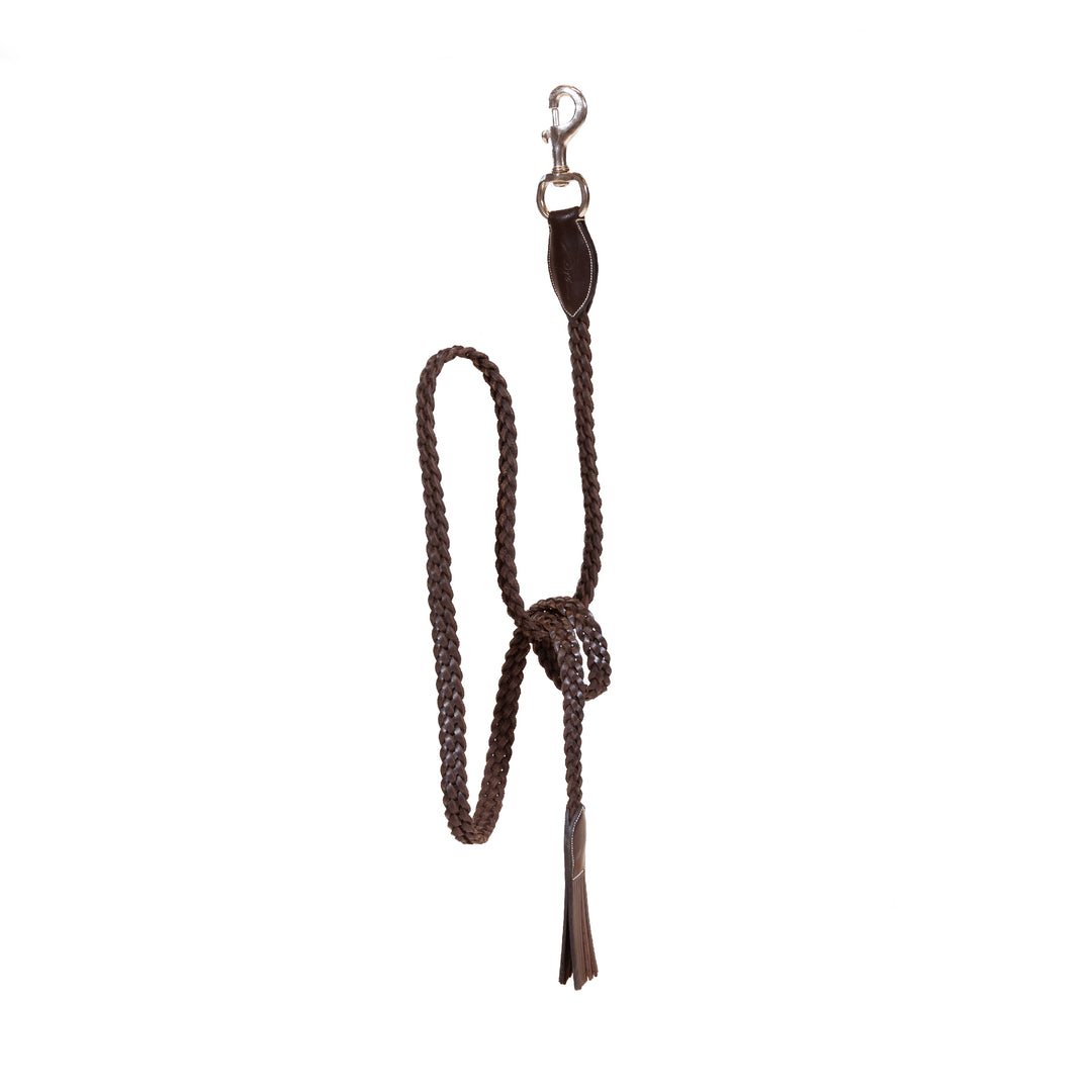 Dy'on Plaited Lead, Brown