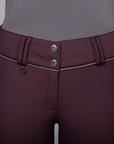 Schockemohle Winter Carla Ladies Full Grip Breeches, Deep Mauve