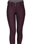 Schockemohle Winter Carla Ladies Full Grip Breeches, Deep Mauve