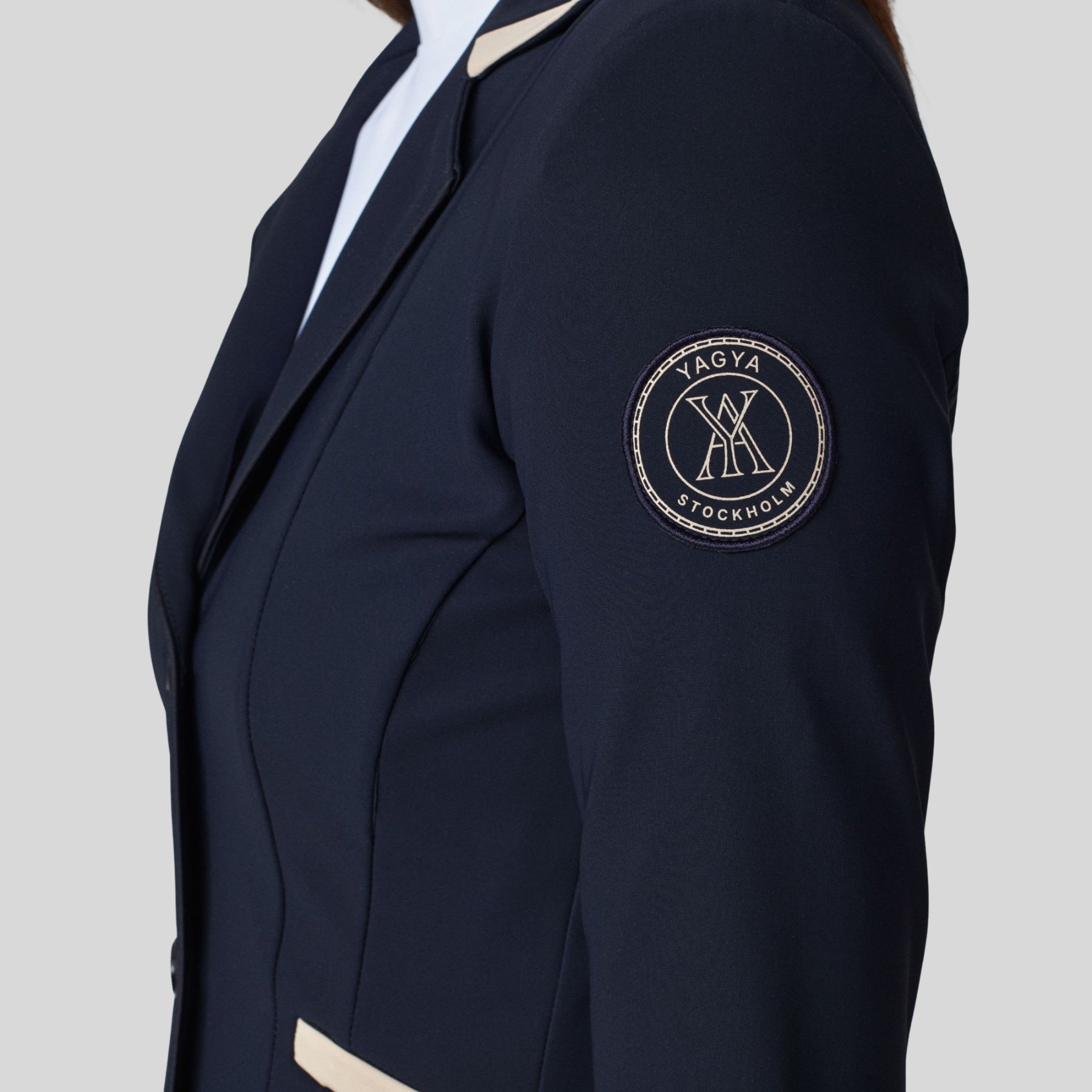 Yagya Contrast Ladies Show Jacket, Midnight