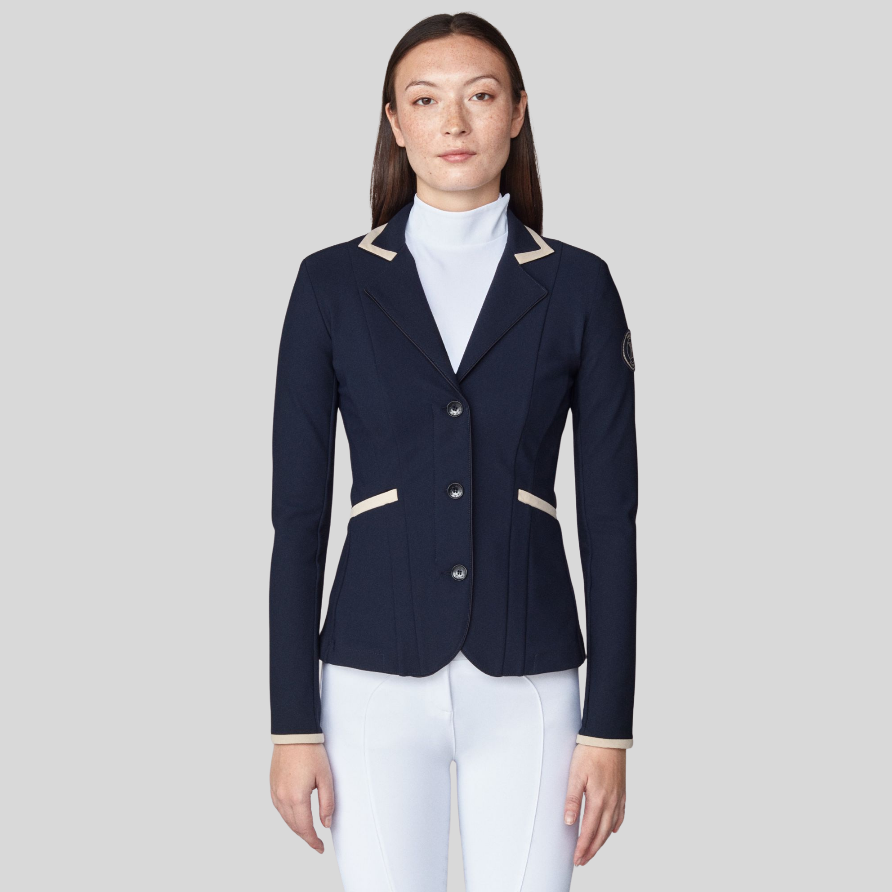 Yagya Contrast Ladies Show Jacket, Midnight