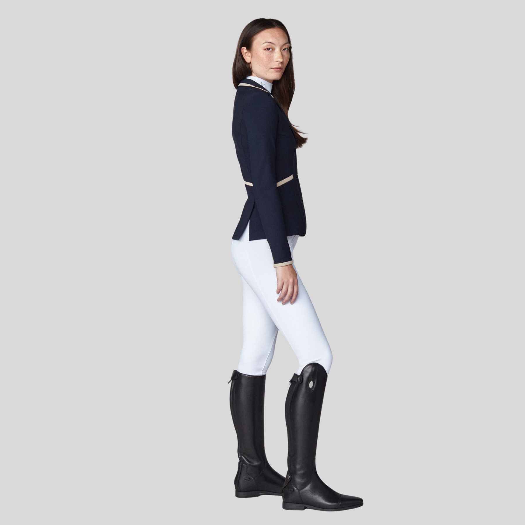 Yagya Contrast Ladies Show Jacket, Midnight