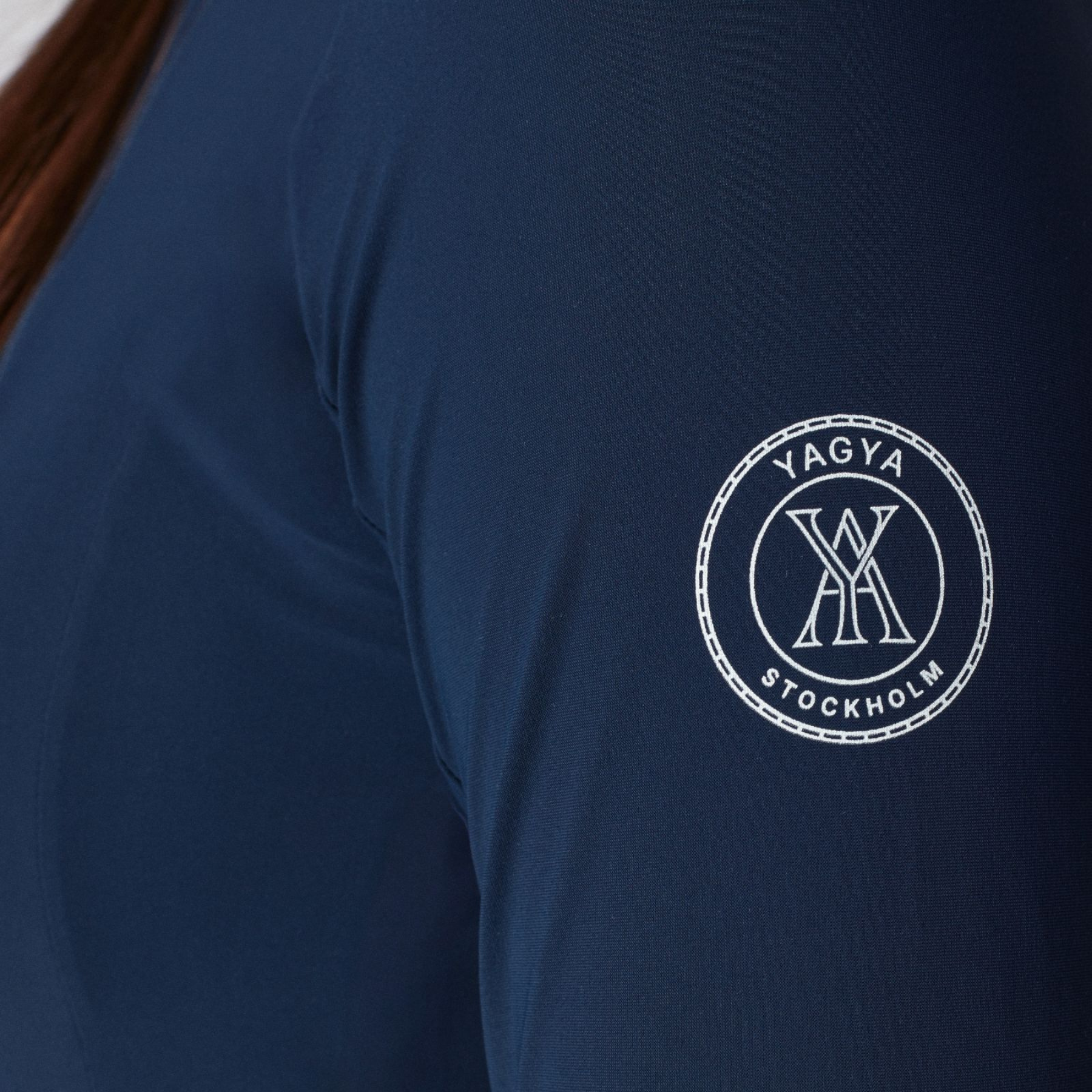 Yagya Ladies 1/2 Zip Long Sleeve Training Top, Navy