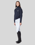 Yagya Ladies 1/2 Zip Sweatshirt, Navy