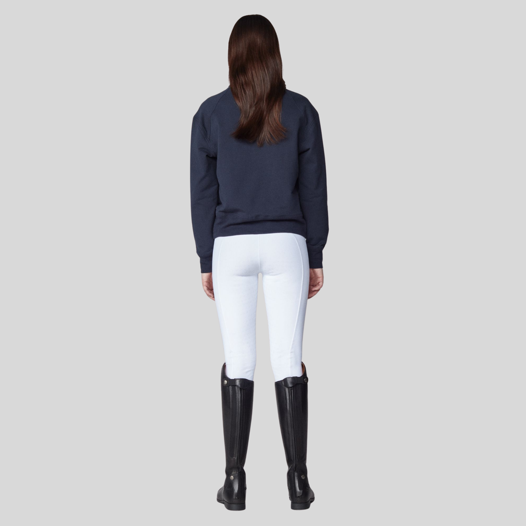 Yagya Ladies 1/2 Zip Sweatshirt, Navy