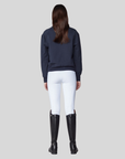 Yagya Ladies 1/2 Zip Sweatshirt, Navy