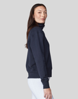Yagya Ladies 1/2 Zip Sweatshirt, Navy