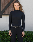 Yagya Ladies Lightweight Long Sleeve Top, Black