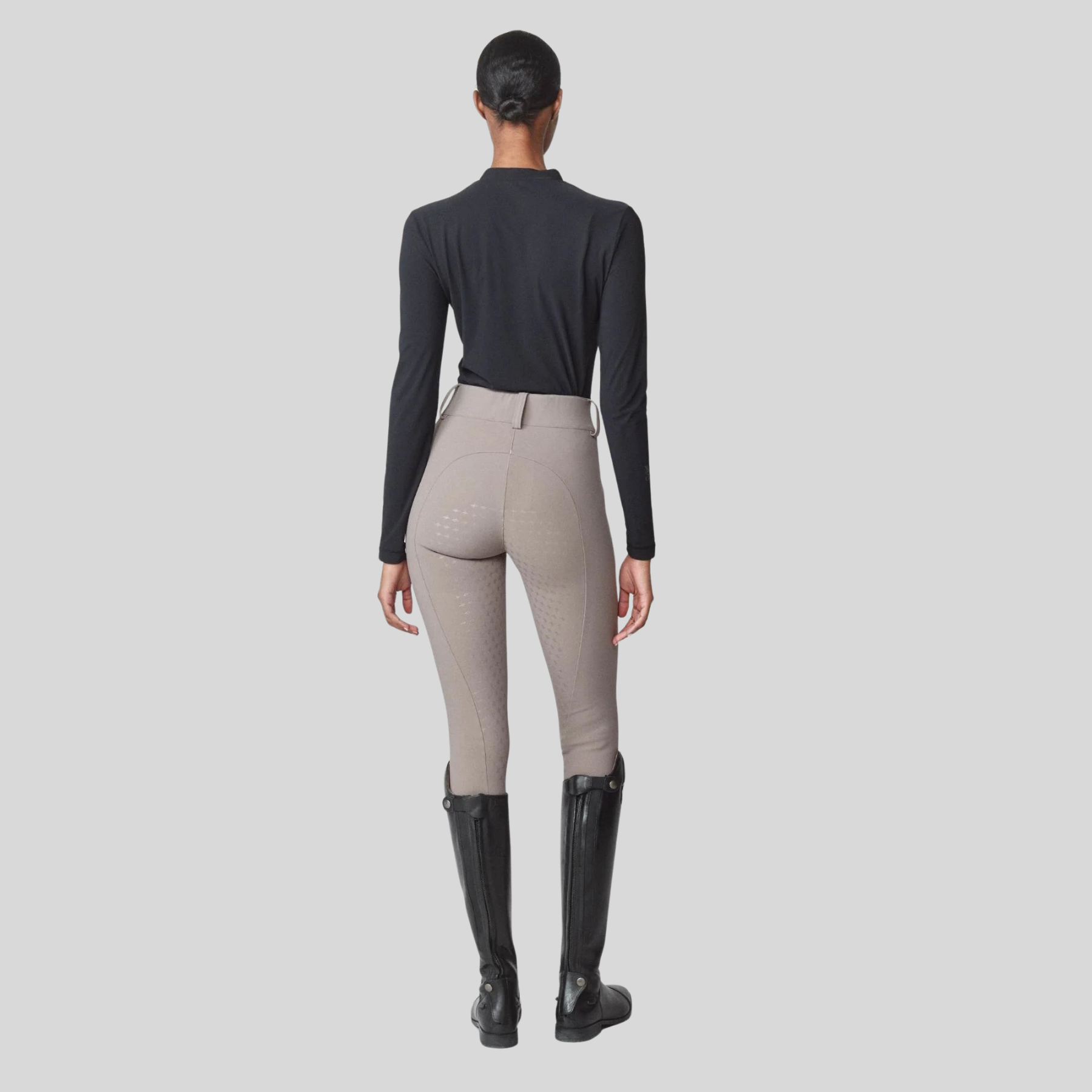 Yagya Ladies Lightweight Long Sleeve Top, Black