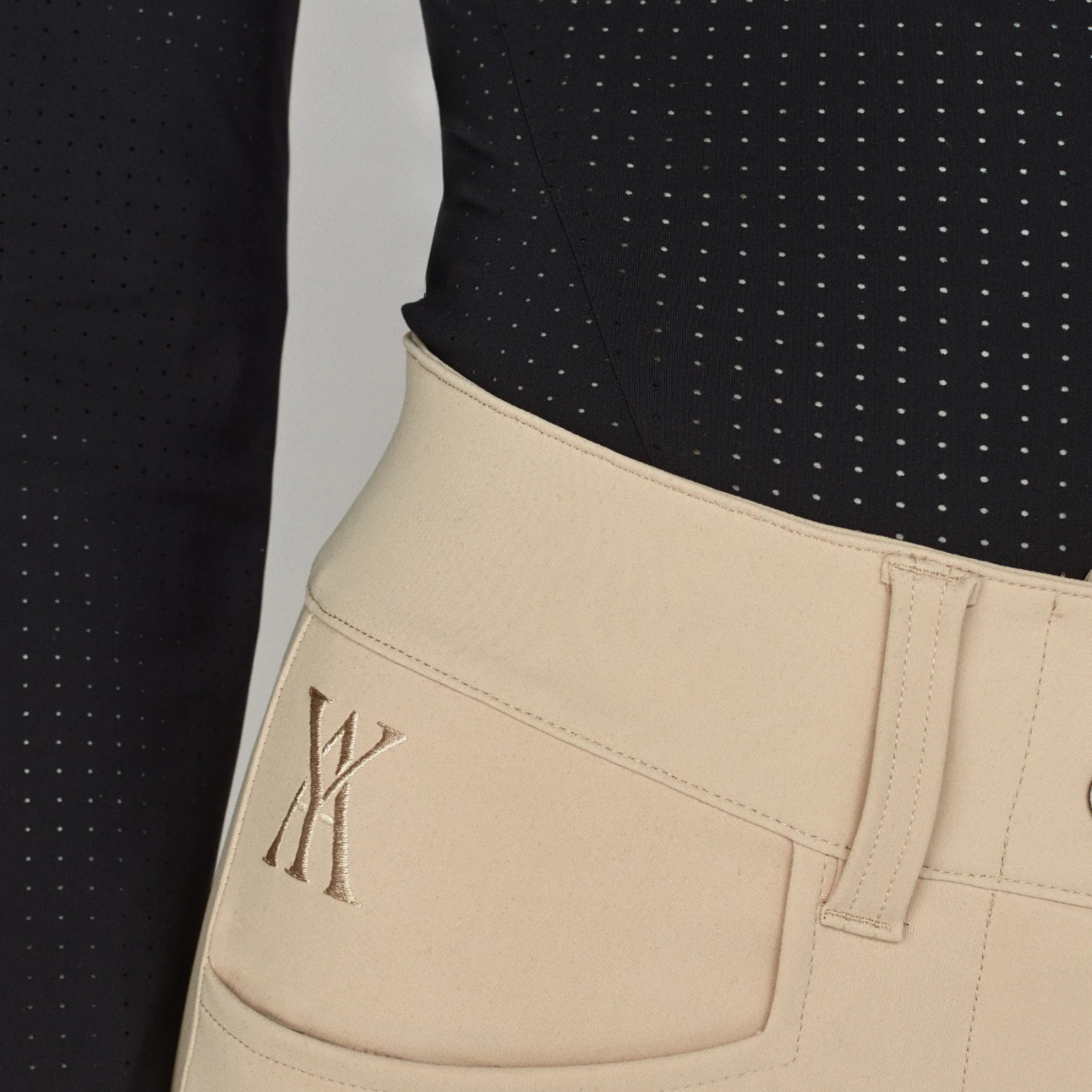 Yagya Ladies Timeless Mesh Show Shirt, Black