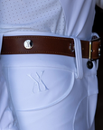 Yagya Leather Bucket Belt, Brown