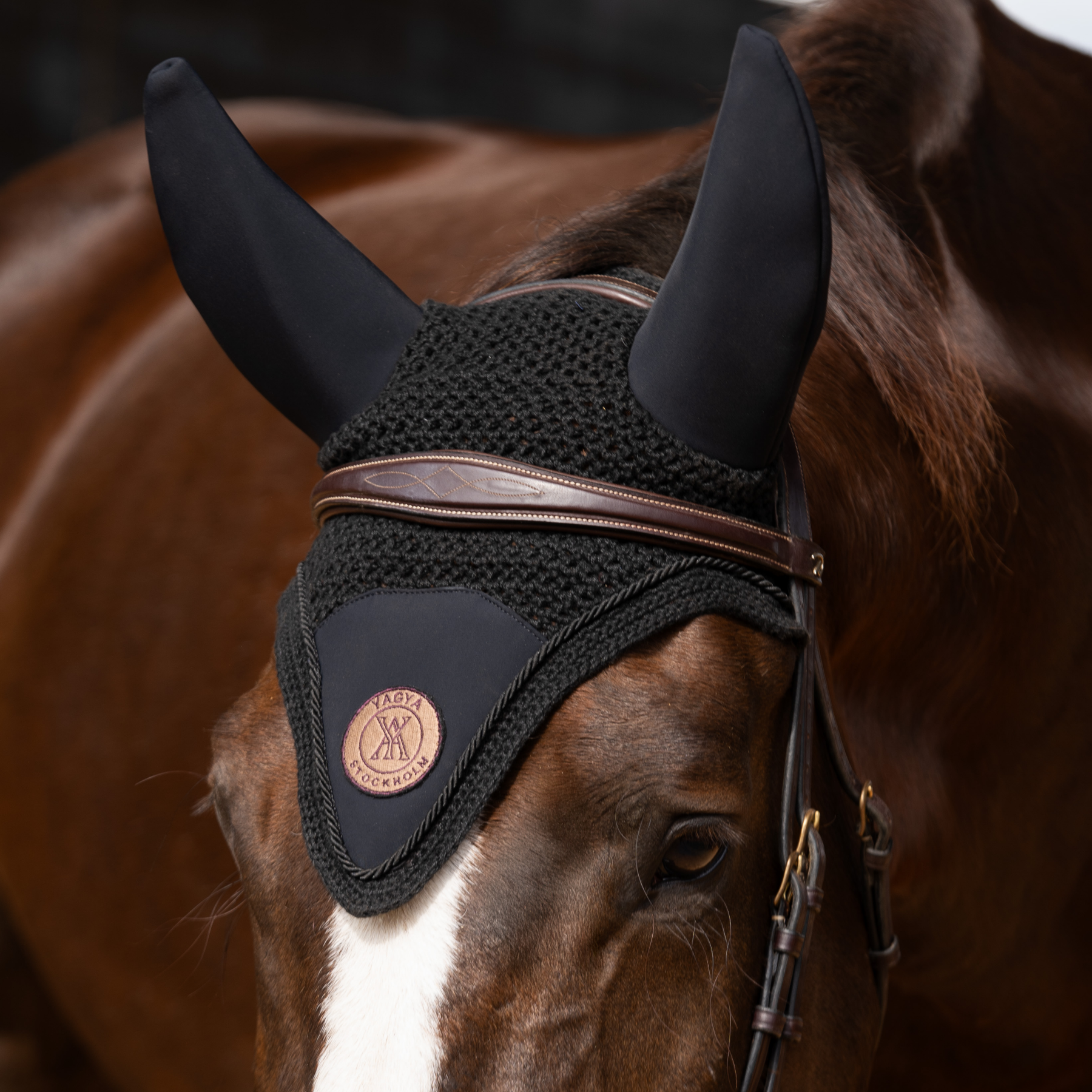 Yagya Performance Horse Bonnet, Black – Dapper Horse