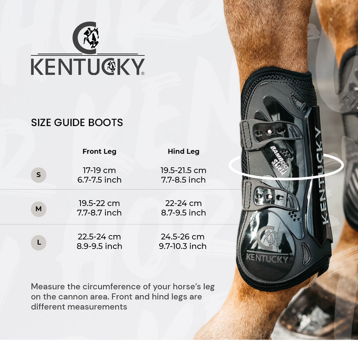 Kentucky Horsewear Vegan Sheepskin Bamboo Tendon Boots, Brown
