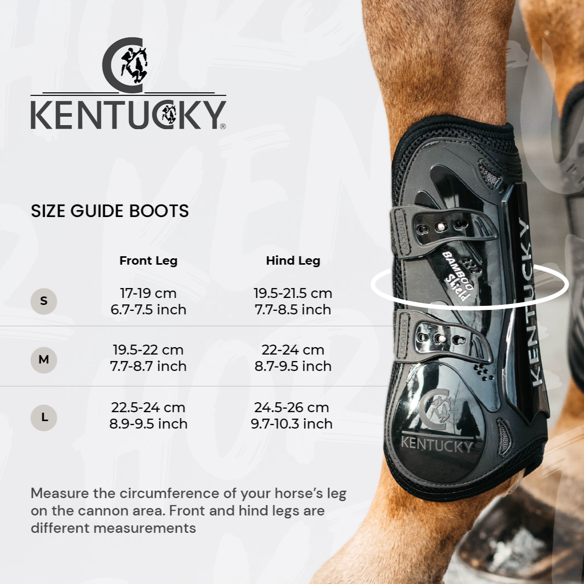 Kentucky Horsewear Bamboo Tendon Boots, Brown
