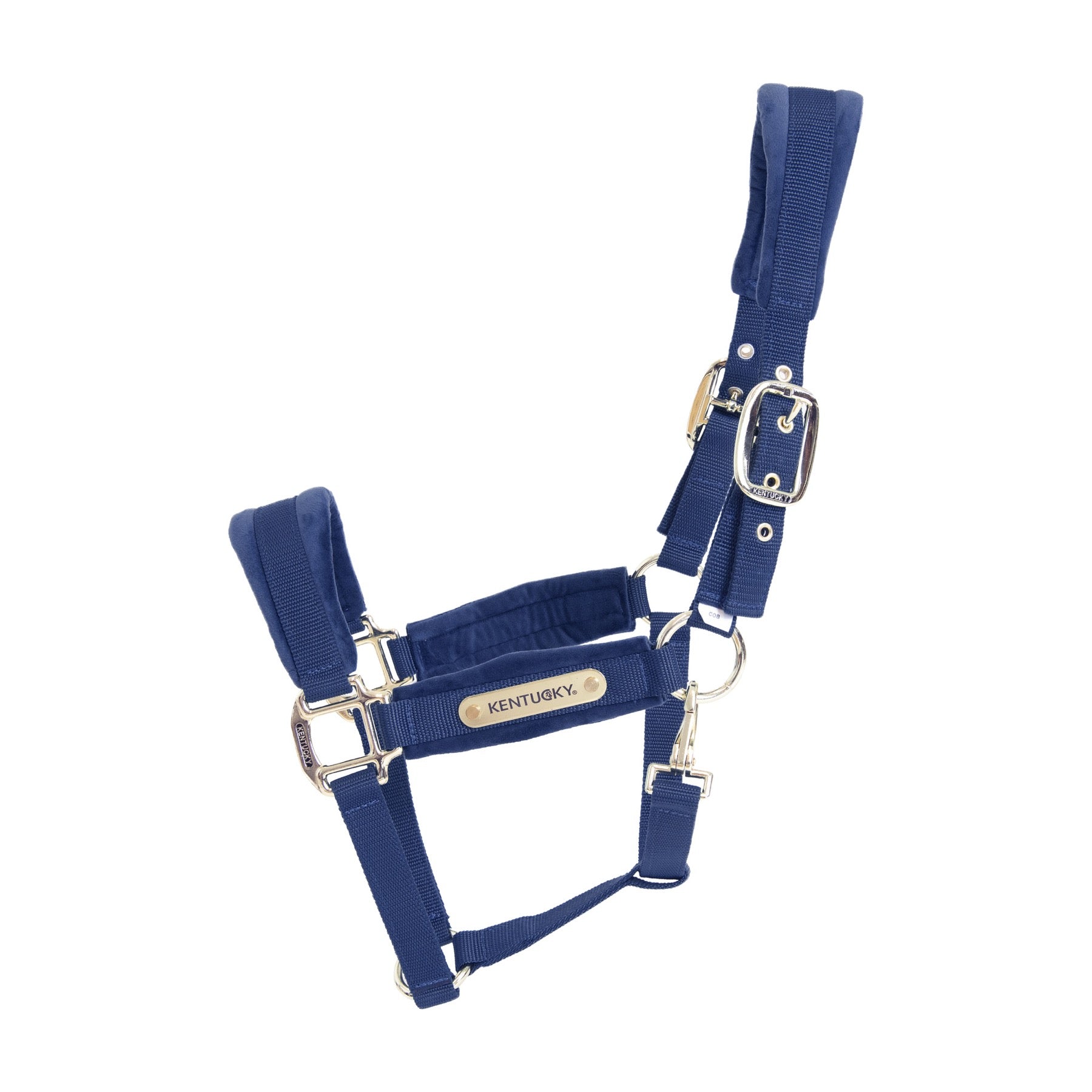 Kentucky Horsewear Velvet Halter, Navy