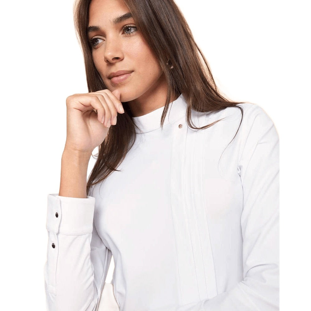 Dada Sport Carlotta Ladies Long Sleeve Competition Shirt, White
