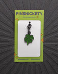 Pinsnickety bridle braid charm on a card
