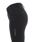 Cavallo Cheyenne Ladies Normal Rise Full Grip Breeches, Black