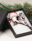 Jumping Horse Ornaments - Gray Hunter Jumper