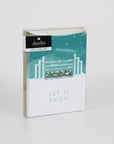 Hunt Seat Paper Co. Let It Snow - Equestrian Winter Christmas Card - Hunter Jump
