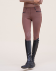 Dada Sport Giovani Grip Ladies Knee Grip Breeches, Coffee