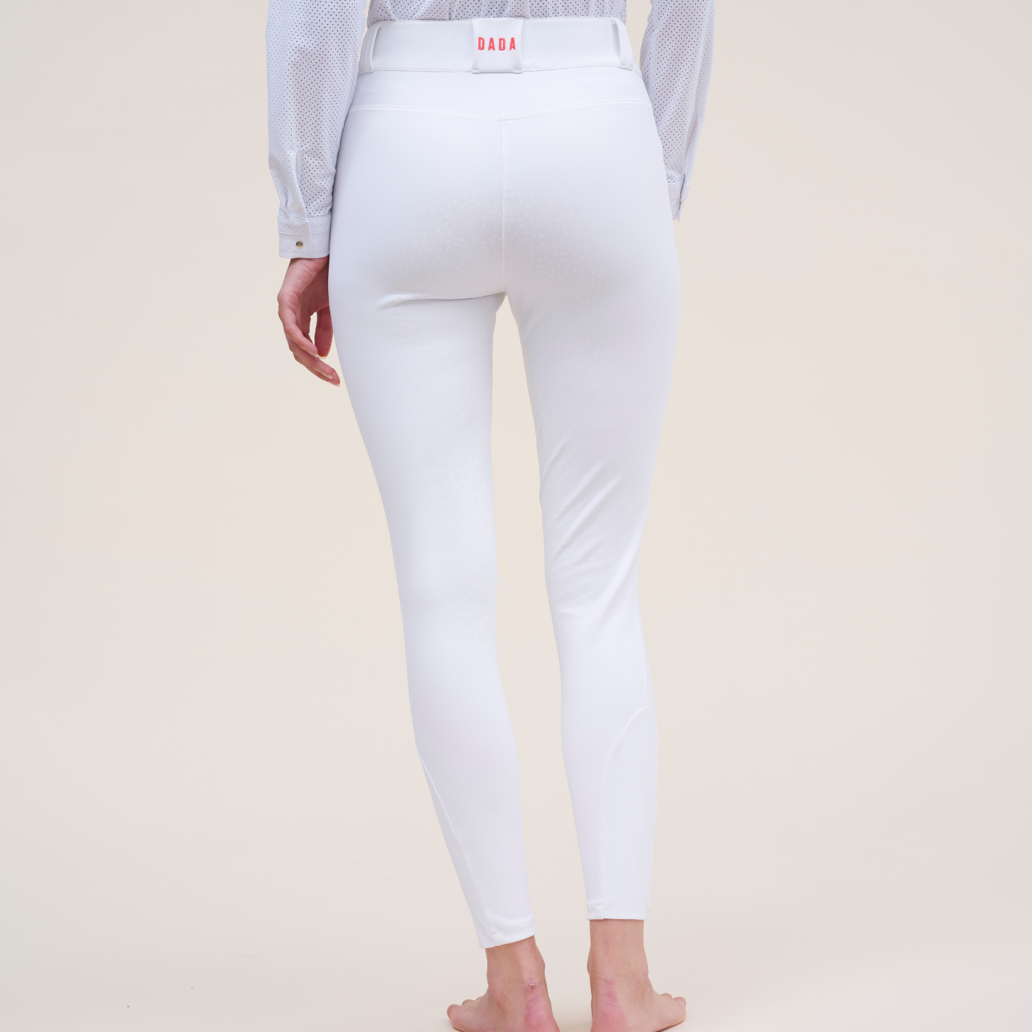 Dada Sport Kit Ladies Full Seat Breeches, White