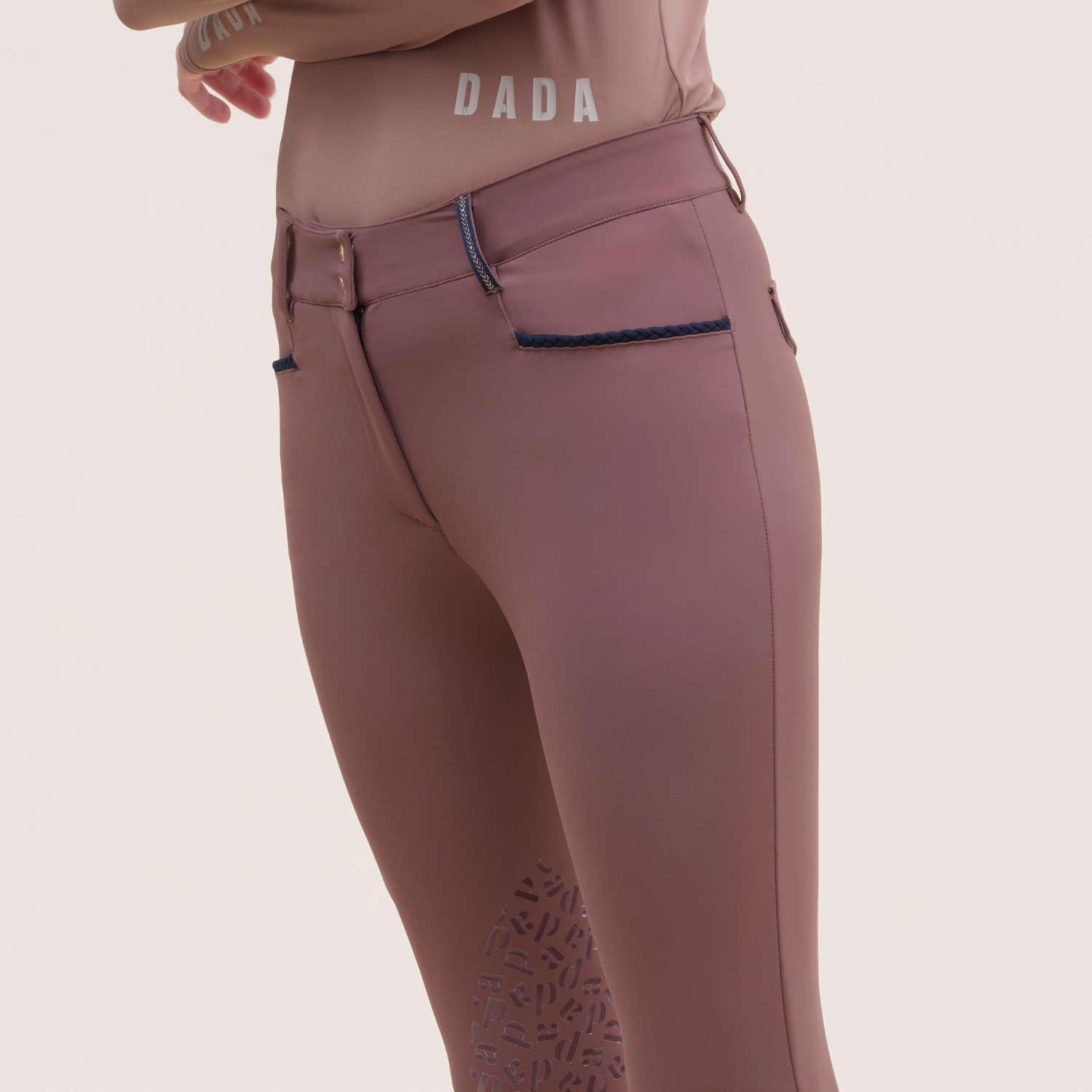 Dada Sport Giovani Grip Ladies Knee Grip Breeches, Coffee