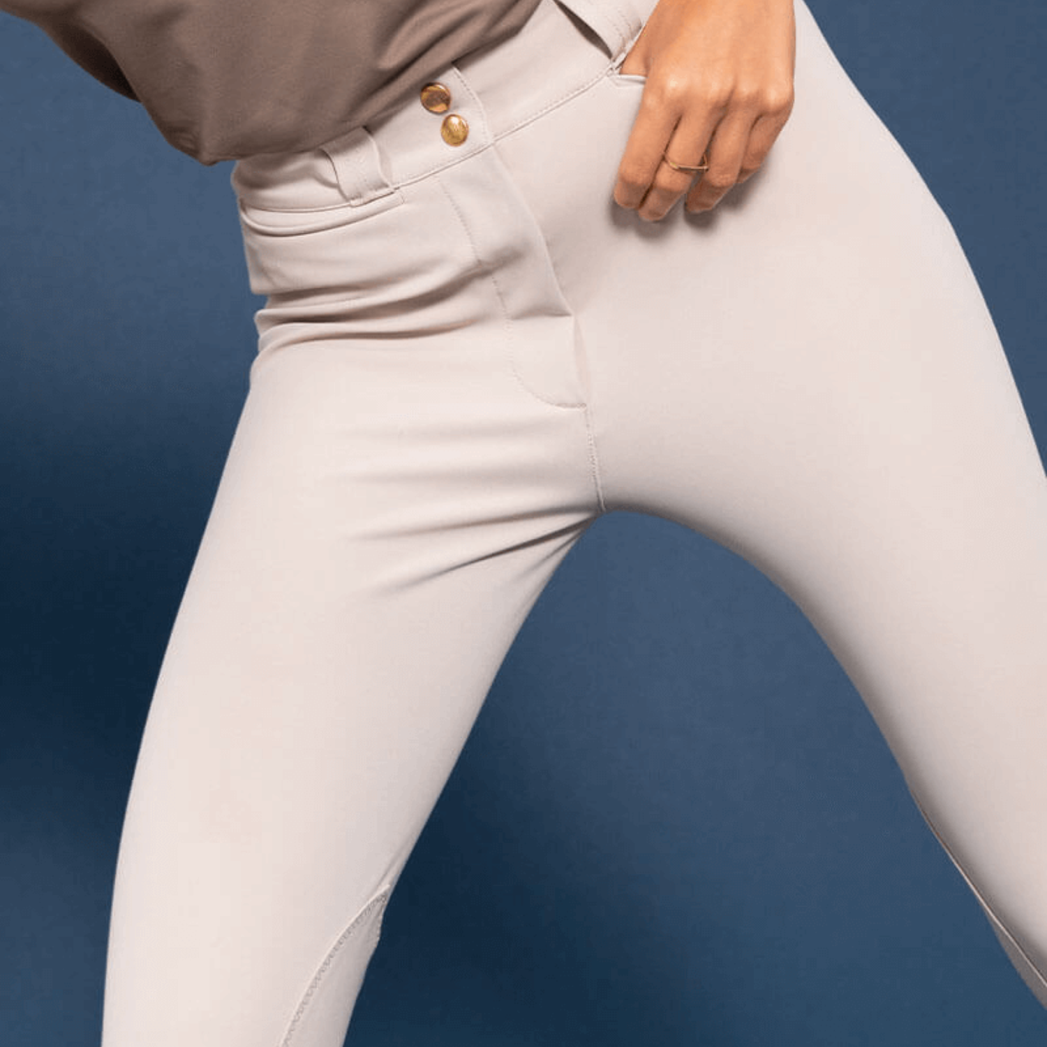 Dada Sport Chacco Knee Grip Breeches, Beige