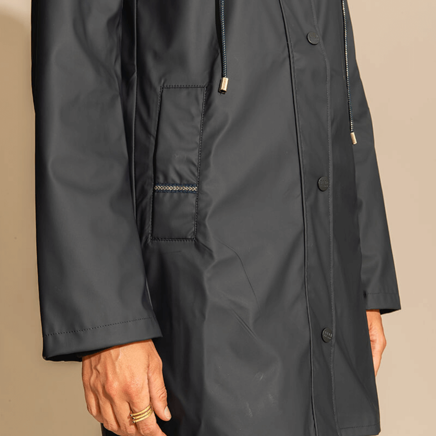 Dada Sport Kino Rain Jacket, Navy