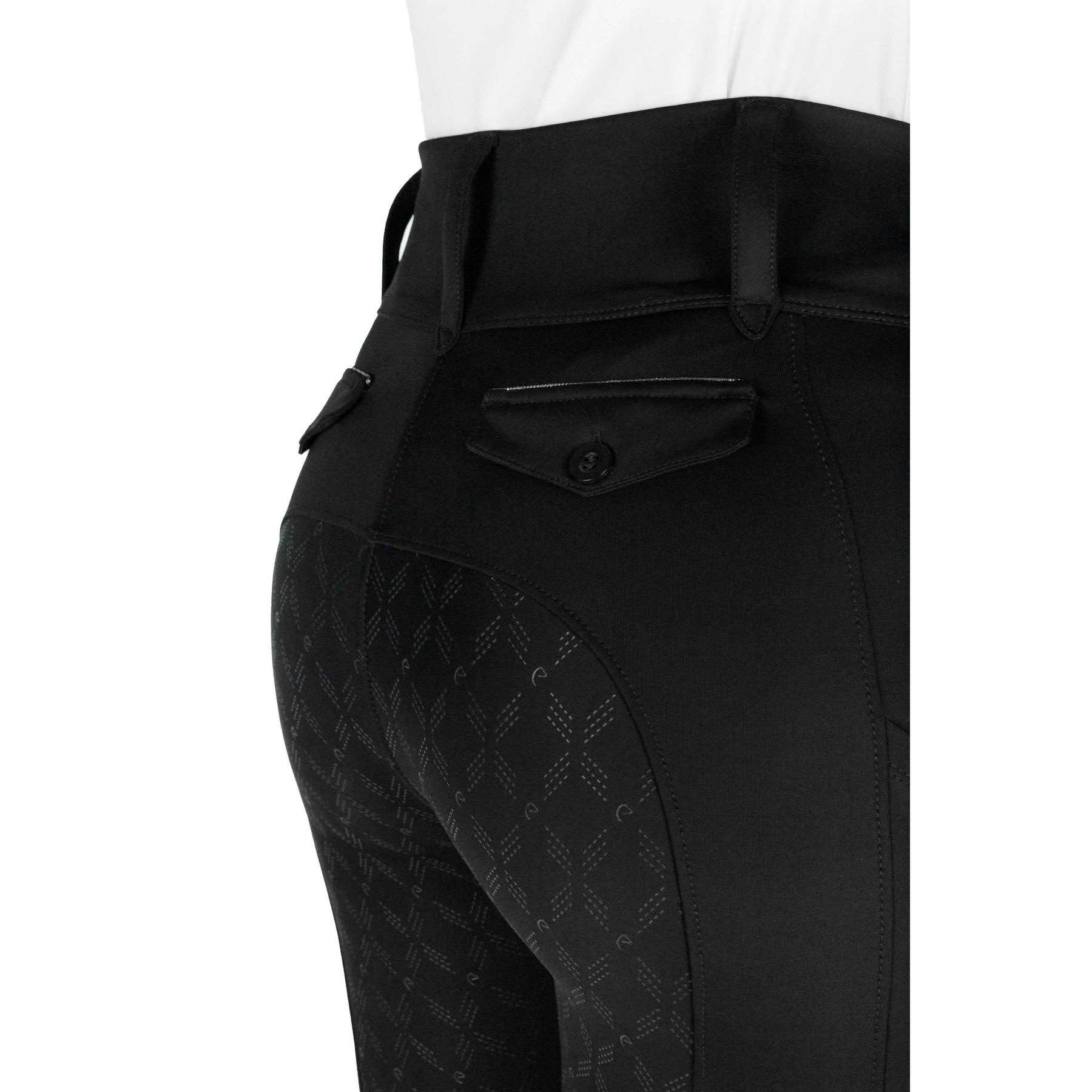 Equithème Alize Ladies Full Grip Riding Leggings, Black